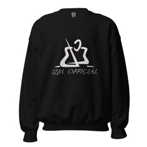 Izm Official White Logo Unisex Sweatshirt